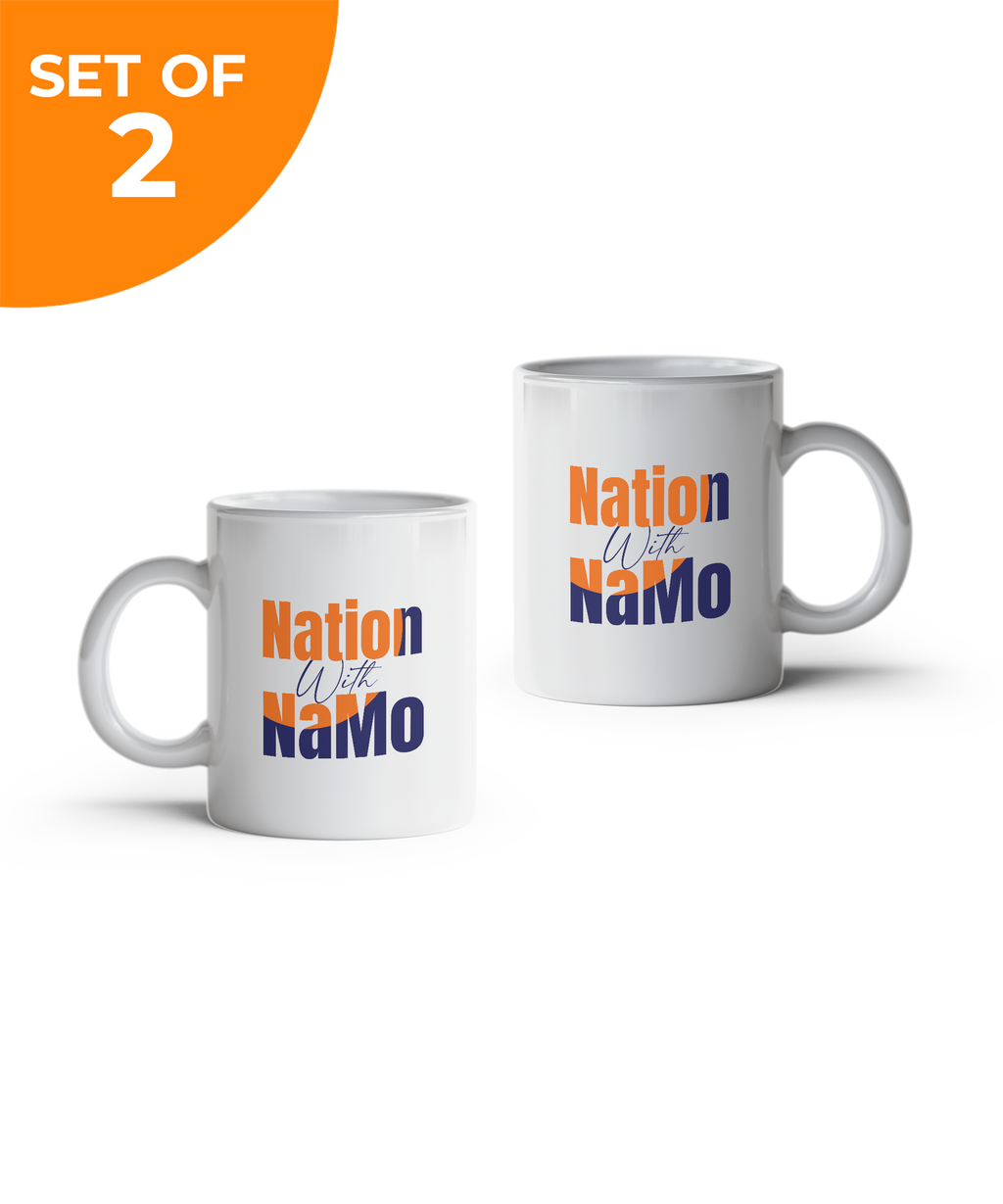 Set of 2 - Nation with Namo Mugs