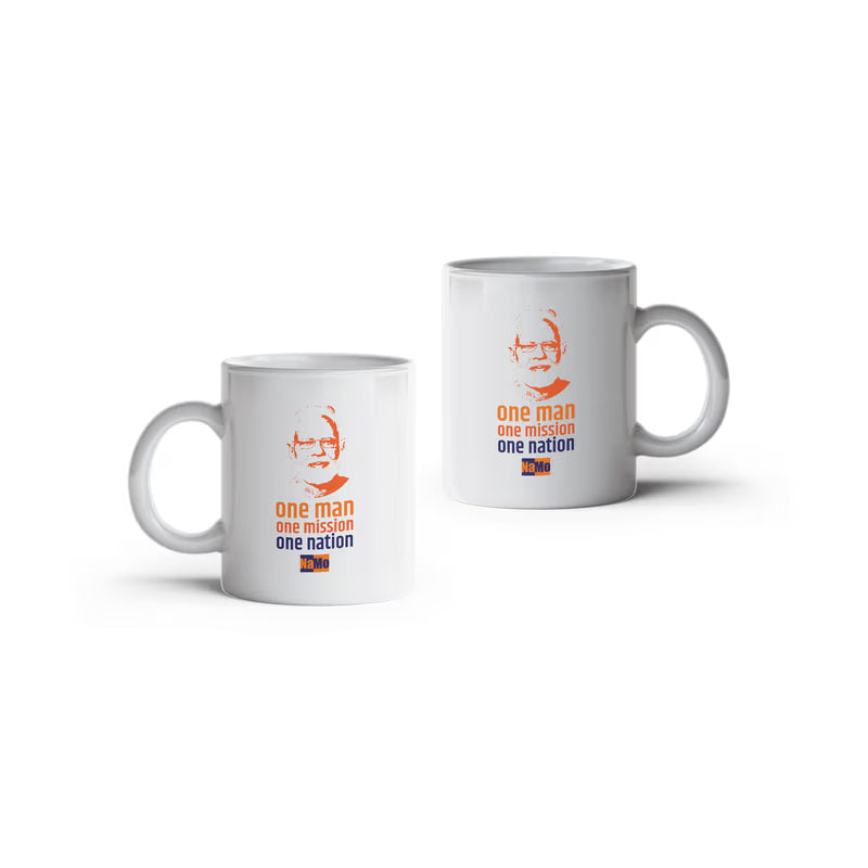 Set of 2 - One Man One Mission One Nation Mugs